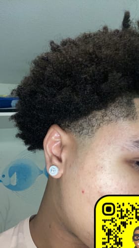 Customer photo review of MOISSANITE POPPIN STUDS. - WHITE GOLD