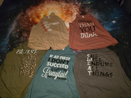 Customer photo review of 3/5 & 7 Packs - GRAB BAGS - Choose Shirt Style - Limit 1 pack per order!