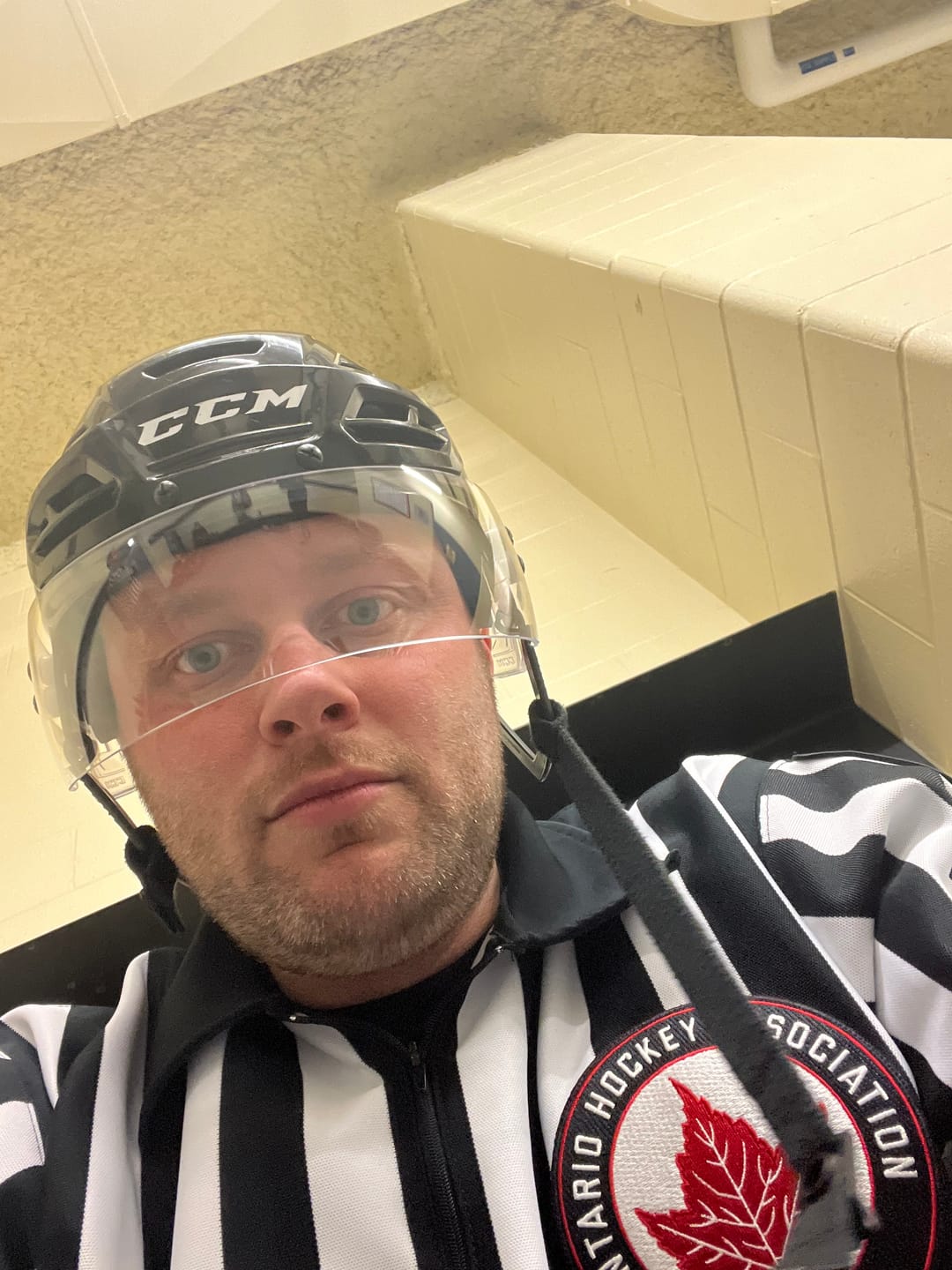 Customer photo review of ZEBRASCLUB ZVG1 SHORT CUT HOCKEY VISOR CLEAR