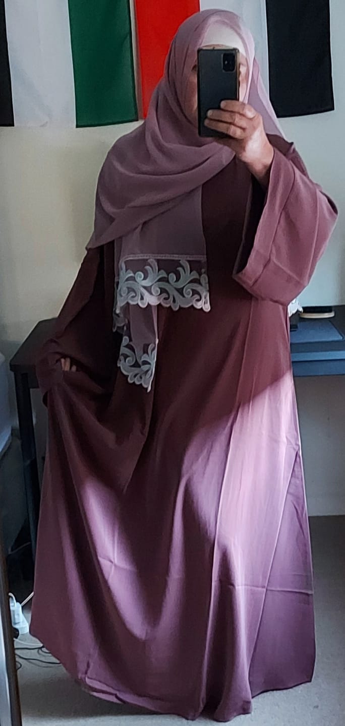 Customer photo review of Khatijah Abaya - White