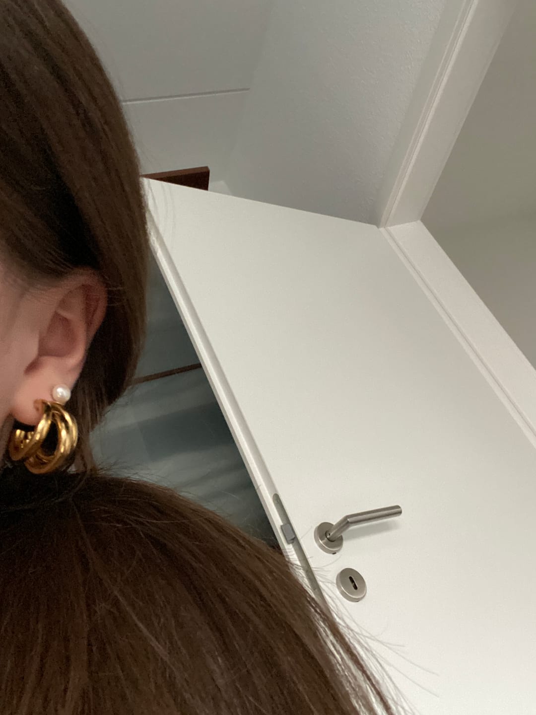 Customer photo review of Triple Ohrstecker | 18K vergoldet