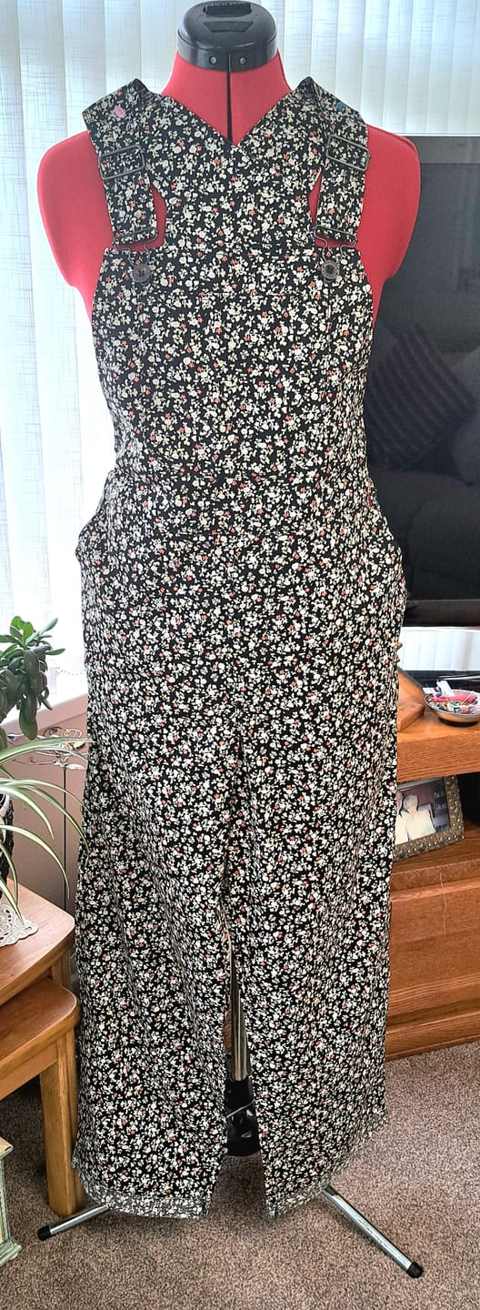 Customer photo review of Small Floral Garden Cotton Poplin Fabric
