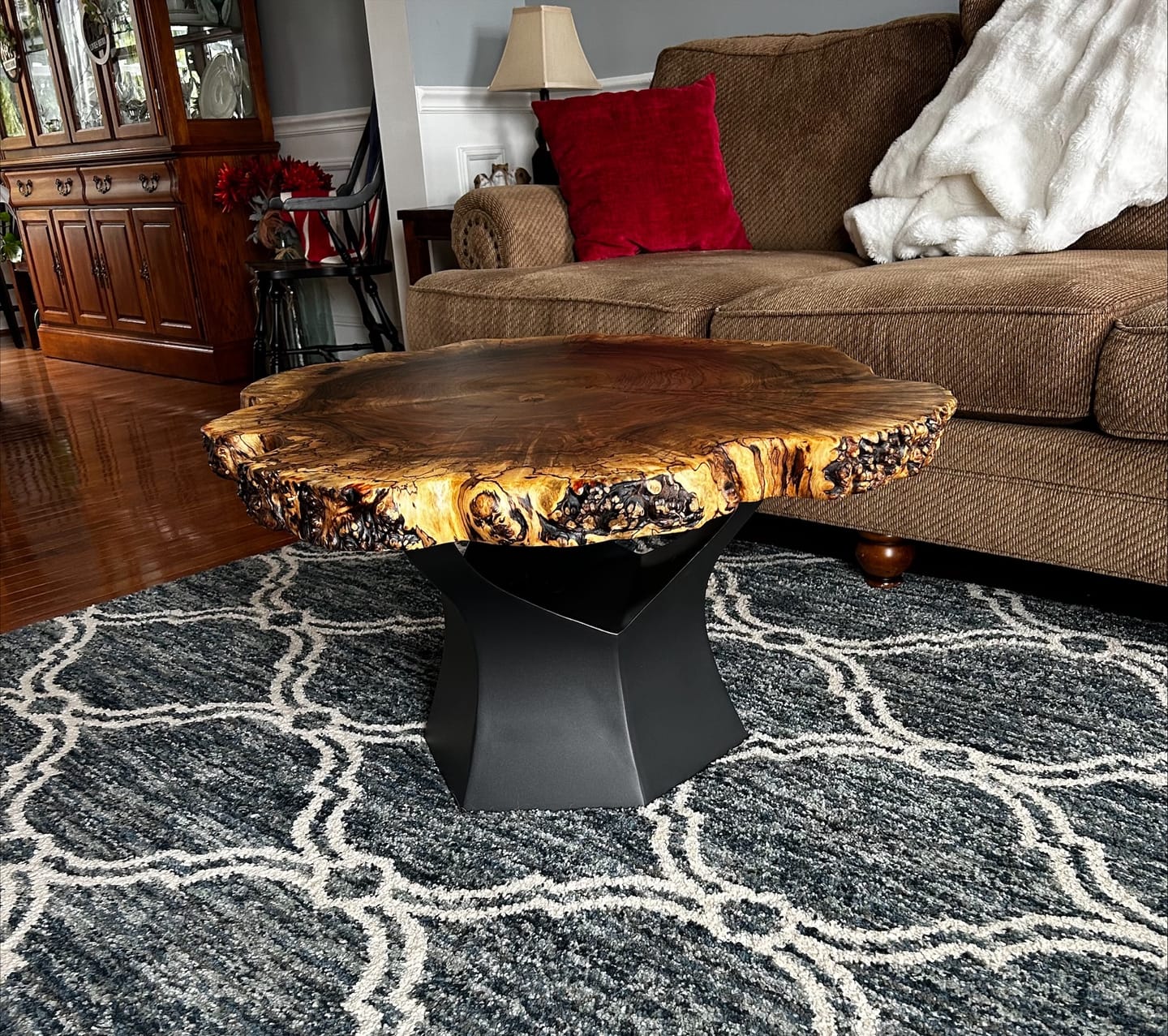 Customer photo review of Coffee Table Legs 106G Namu (Grand Size) 16H Modern Metal Furniture