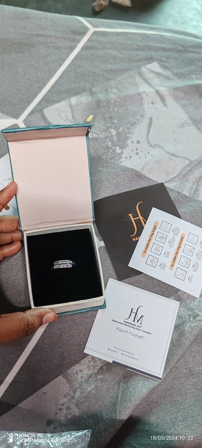 Customer photo review of Rainbow Hoops Sterling Silver Earrings