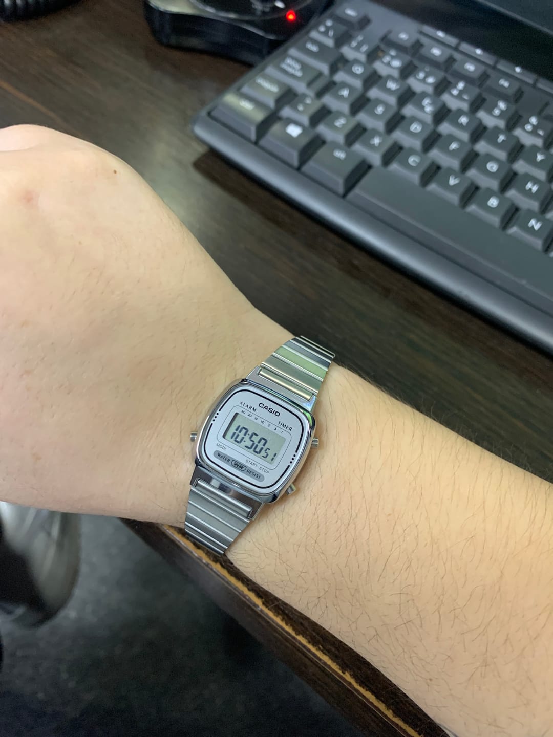 Customer photo review of Reloj Casio Vintage LA670WA-7DF Plateado