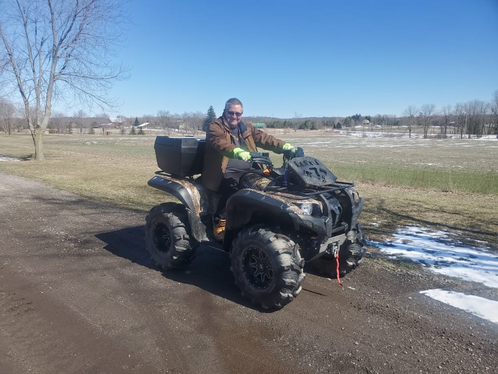 Customer photo review of Complete Aluminum Skid Plates for Yamaha Grizzly 550/700