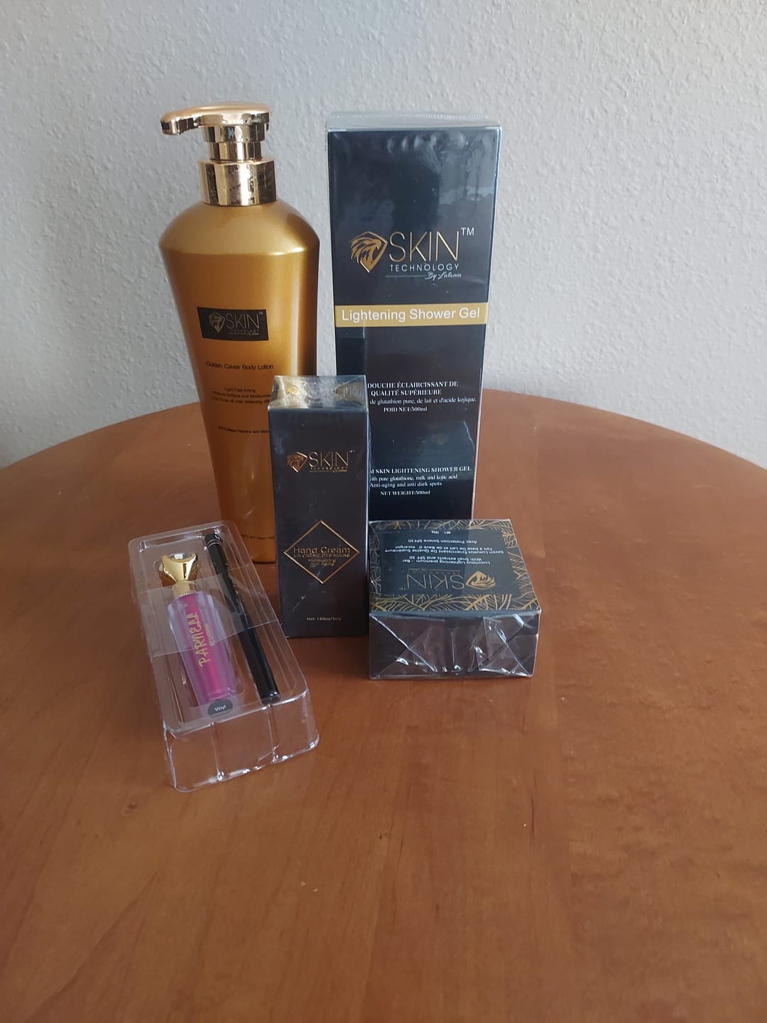 Customer photo review of Premium Skin Lightening Shower Gel