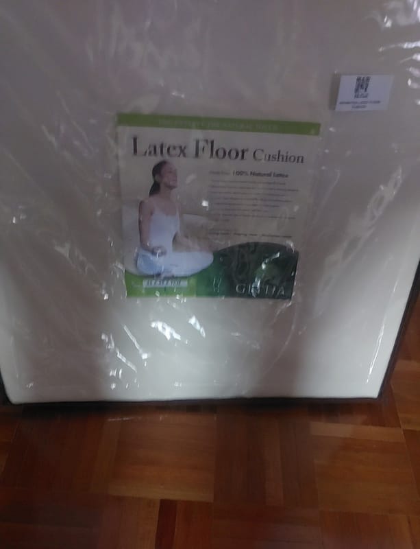 Customer photo review of Latex Floor Cushion