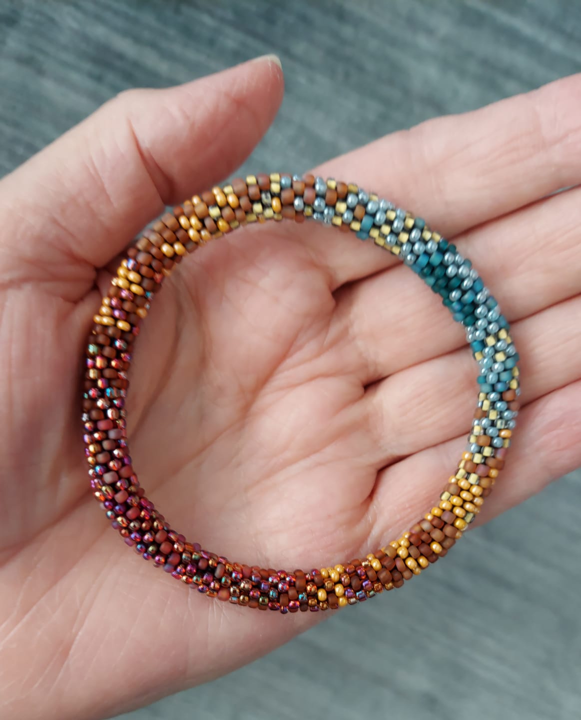 Customer photo review of 70's Vintage Jewel Toned Ombré