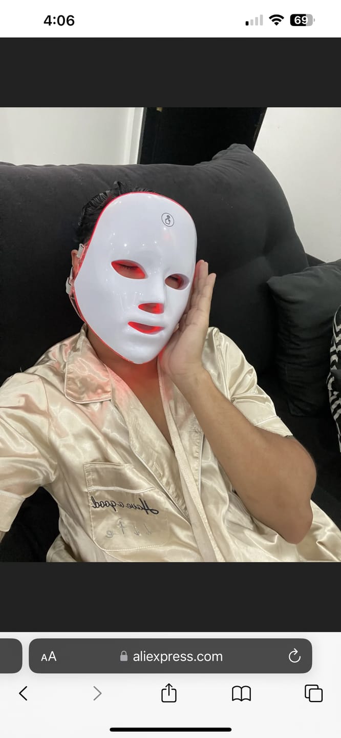 Customer photo review of The Naked Skin Mask™