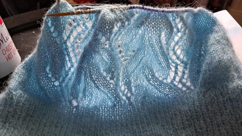 Customer photo review of Ladies Mystery Knitting Box