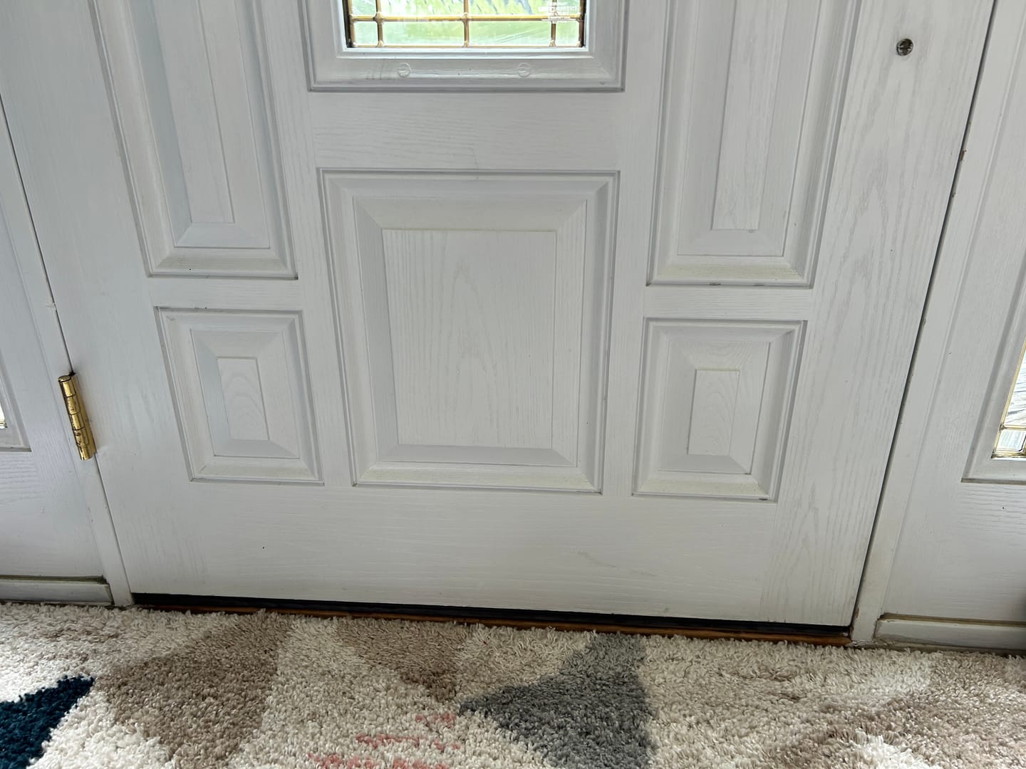 Customer photo review of Therma-Tru Drive-On Door Sweep
