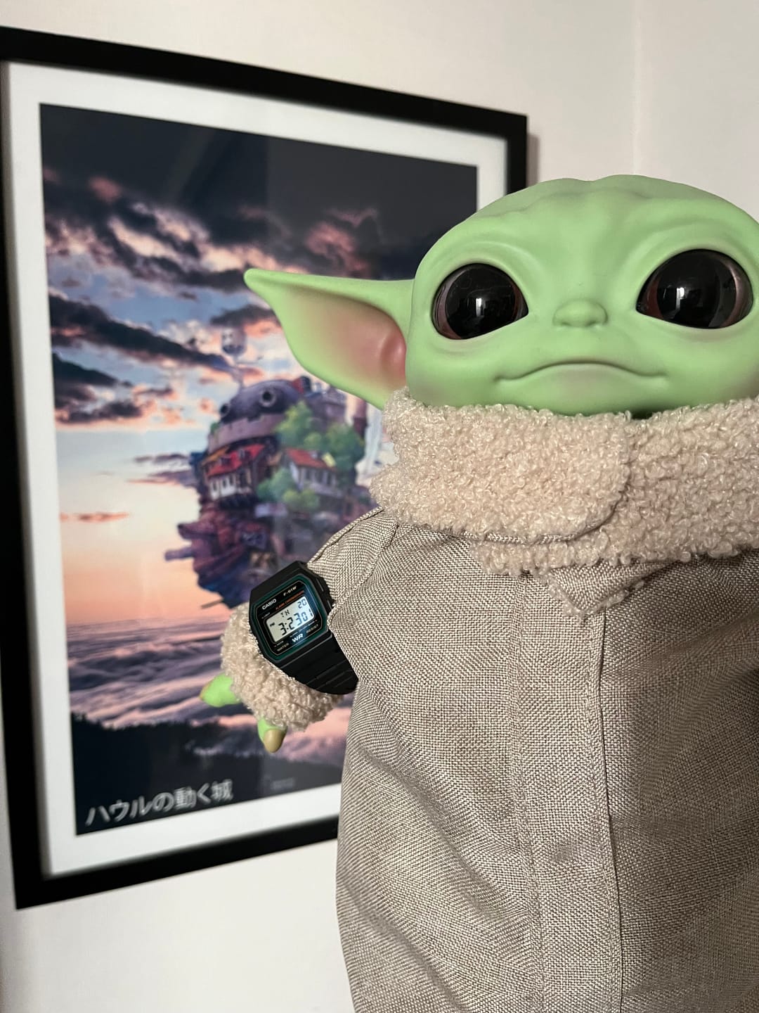 Customer photo review of Reloj Casio Vintage F-91W-3DG Clásico Líneas Verdes