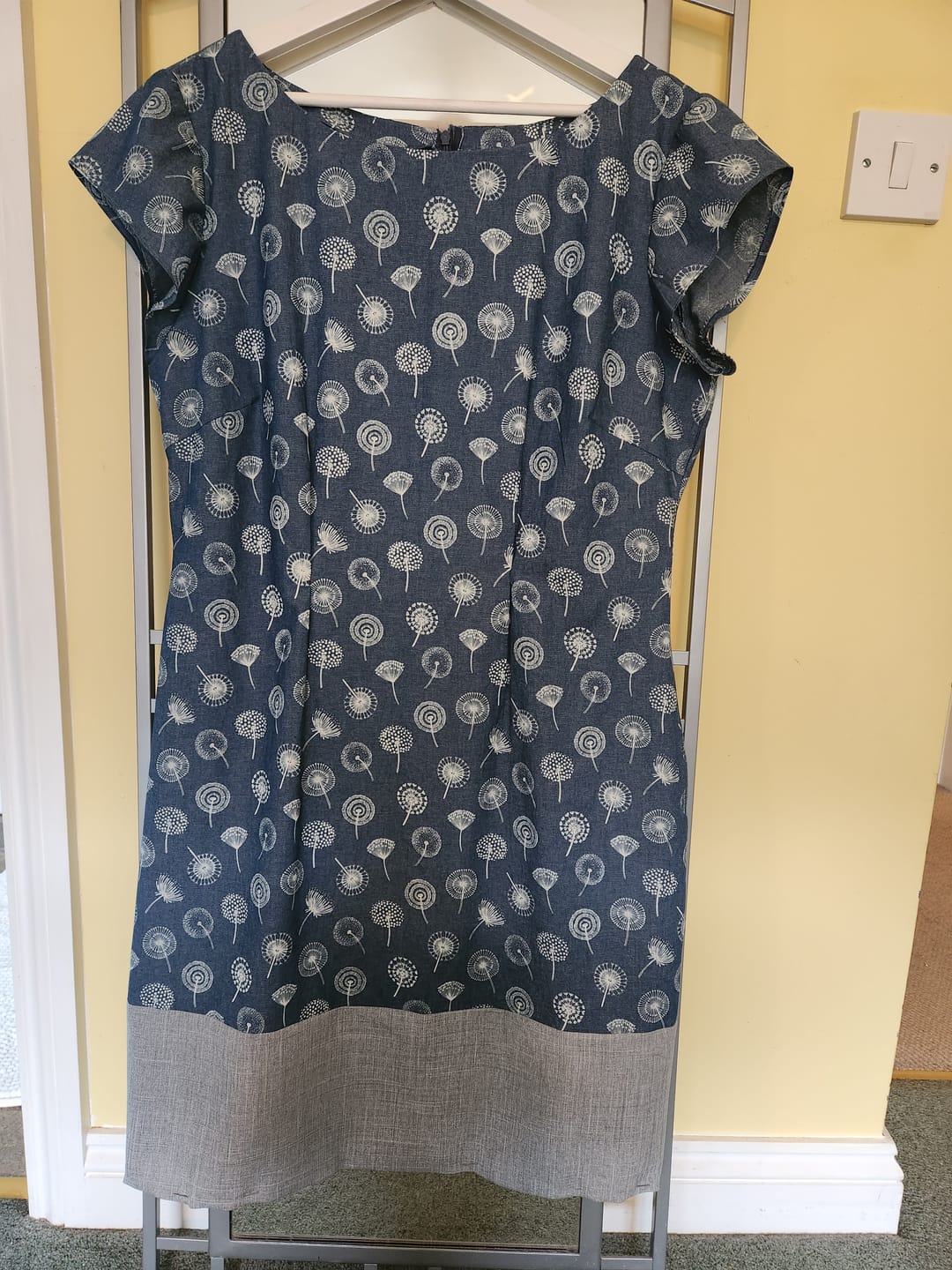 Customer photo review of Dandelions Chambray Denim Fabric