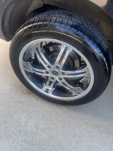 Customer photo review of High Gloss Tire Shine