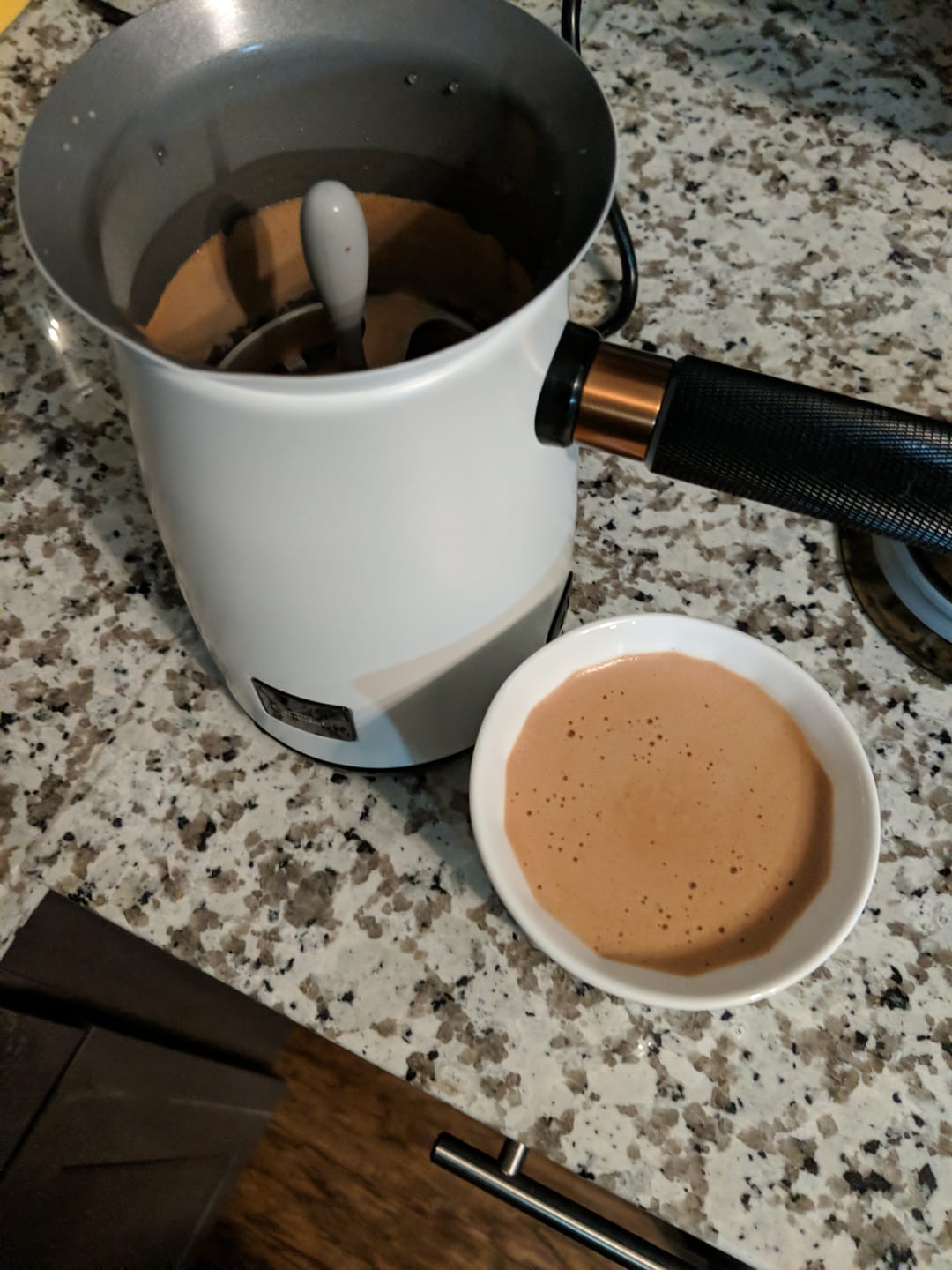 Customer photo review of Milky 50% Hot Chocolate Flakes