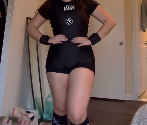 Customer photo review of Women's Powerlifting Singlet - IPF Approved