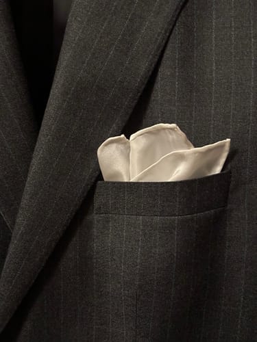 Customer photo review of Abito gessato in misto lana