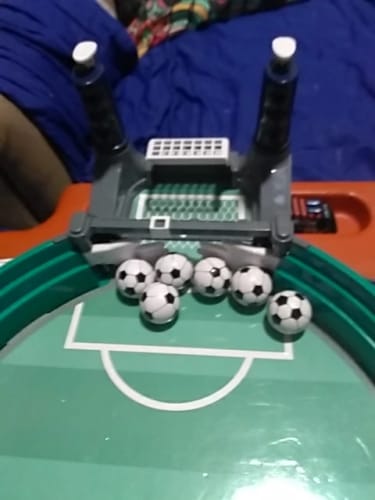 Customer photo review of Kletshuts™ Soccer - Mini Bordplade Soccer Spil