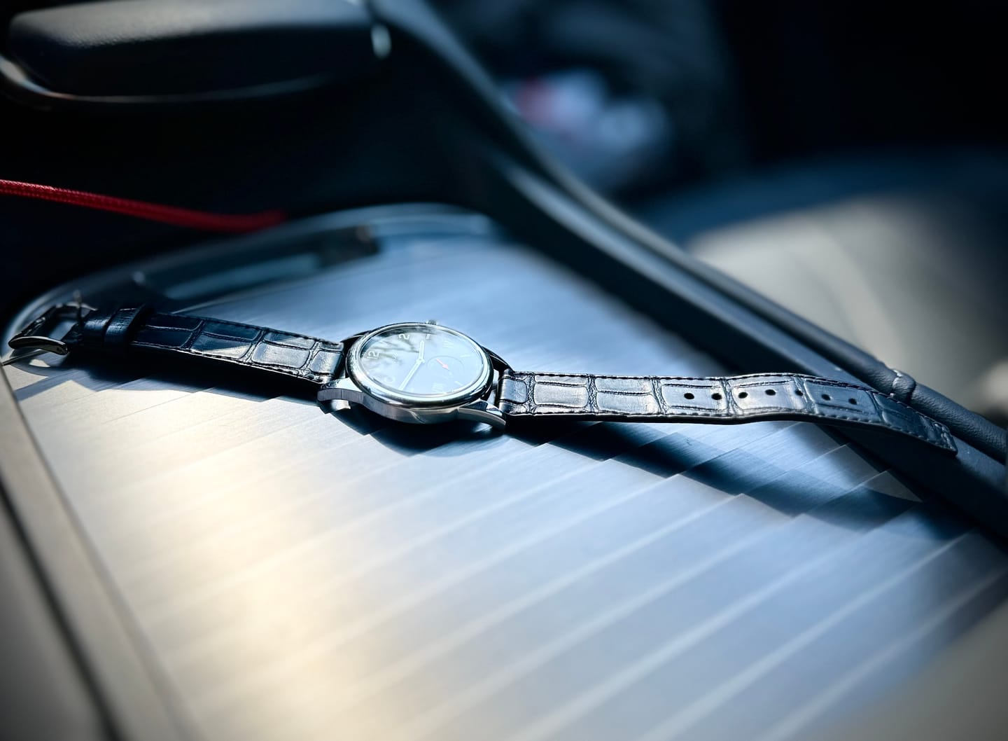 Customer photo review of Matte Black Alligator