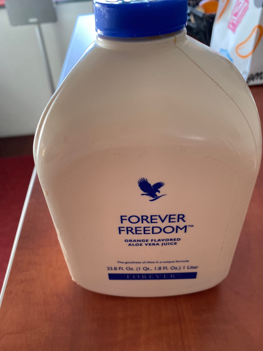 Customer photo review of Forever Aloe Vera Gel