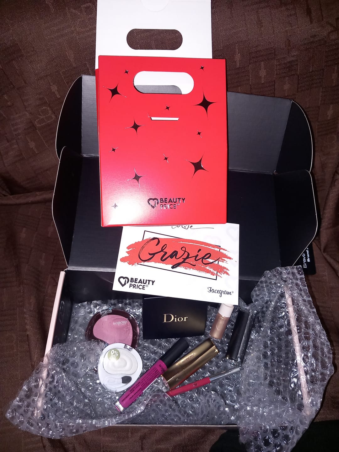 Customer photo review of MISTERY GIFT by Beauty Price® - 5 Prodotti Firmati