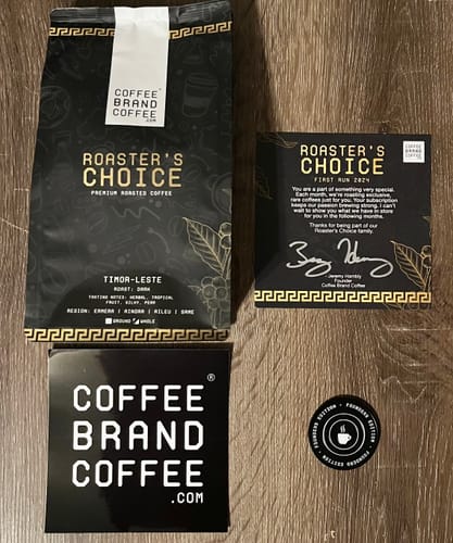 Customer photo review of Premium Monthly Coffee Club -Roaster's Choice