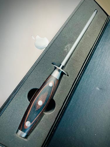 Customer photo review of "Imperial" Professional Sharpening Steel - Emery Rod & Finished Wood Handle