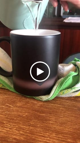 Customer video review of Tazza magica personalizzata 325ml