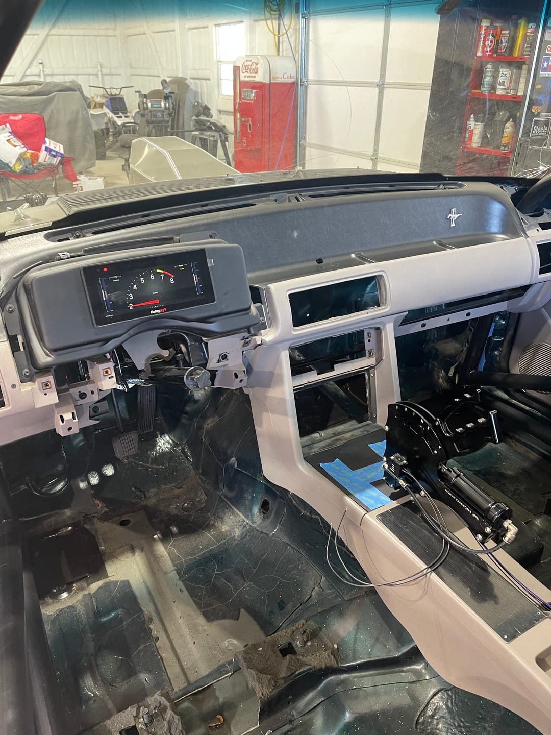 Customer photo review of TH400 3 Speed Push To Shift Reverse Pattern Operator Series Billet Shifter Rear Exit