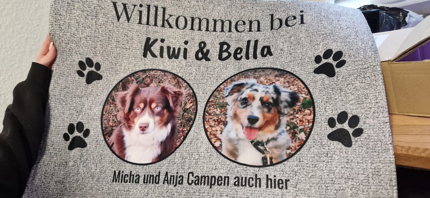 Customer photo review of Eigenes Foto - Individuelle Fußmatte