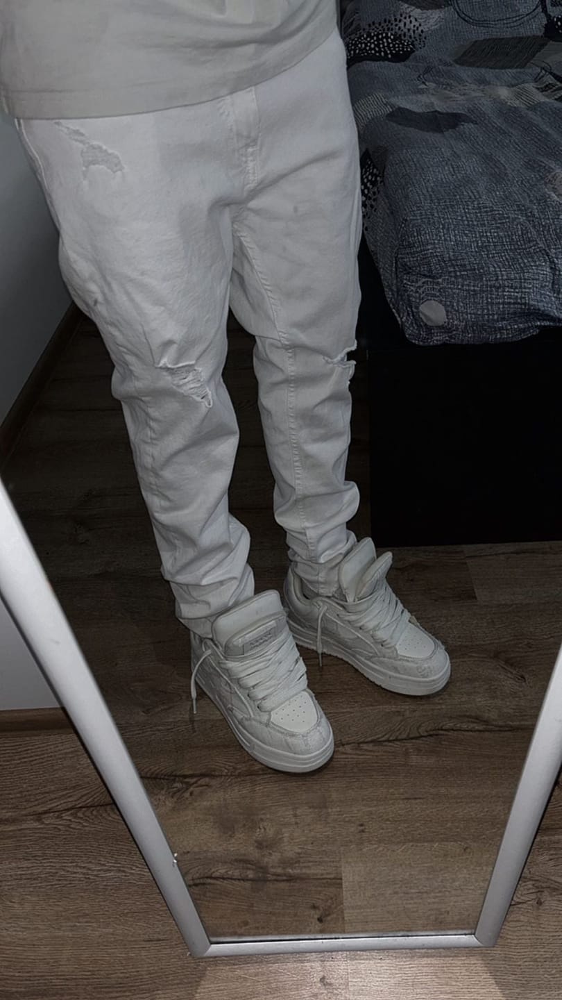 Customer photo review of Double Tongue Sneakers