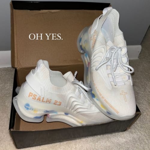 Customer photo review of Psalm 23s - Mens First Edition Christian Shoes
