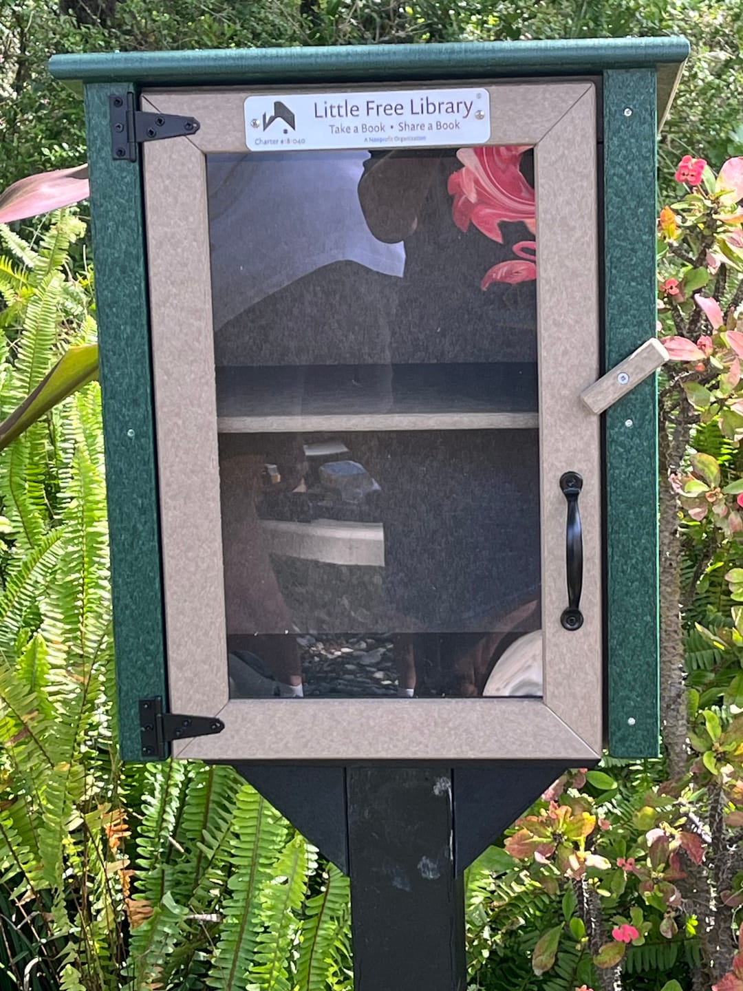 Customer photo review of Composite Two Story Forest Little Free Library