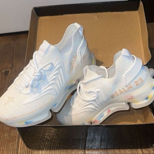Customer photo review of Psalm 23s - Mens First Edition Christian Shoes