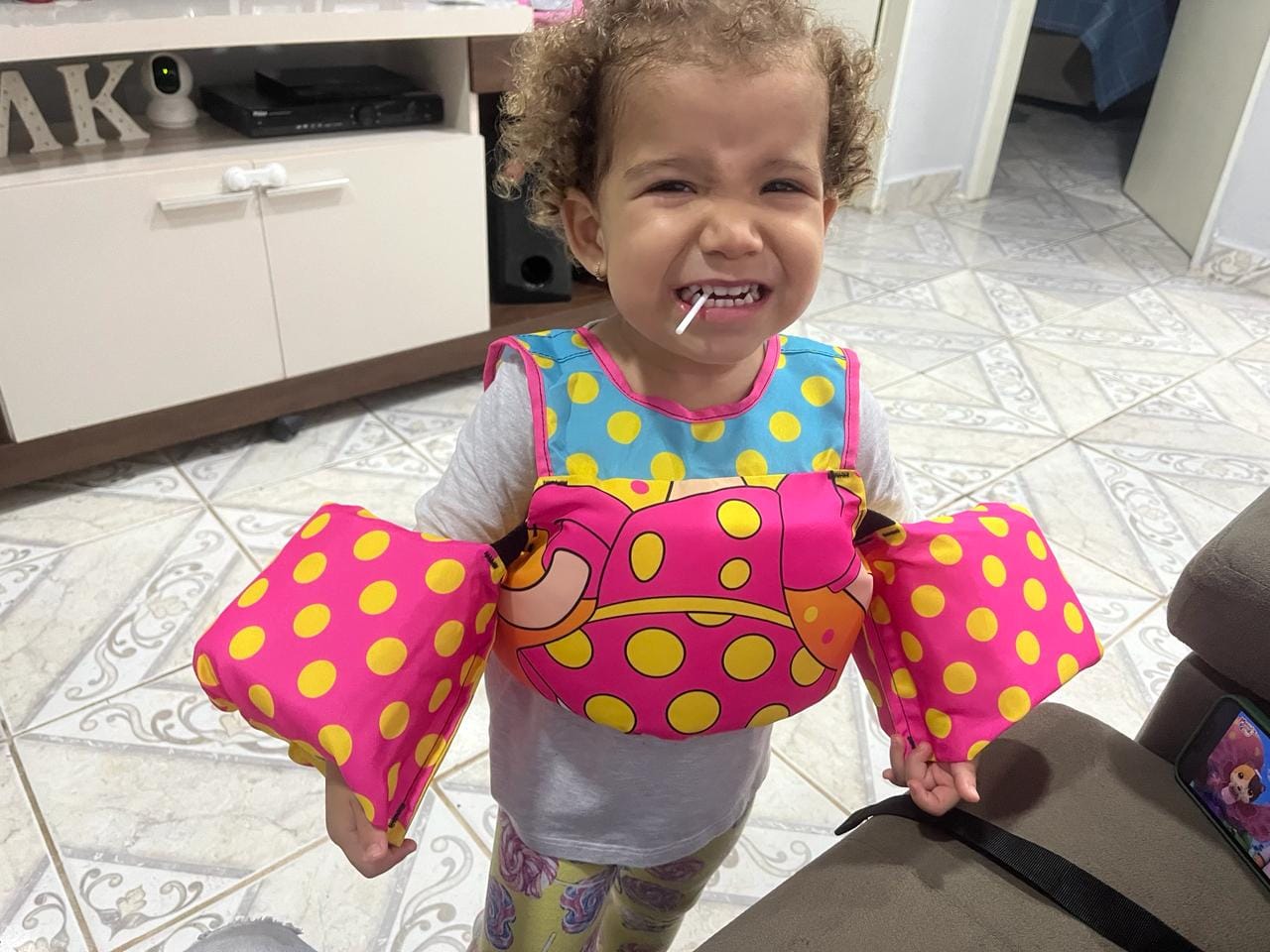 Customer photo review of Colete Salva-Vidas Infantil Homologado