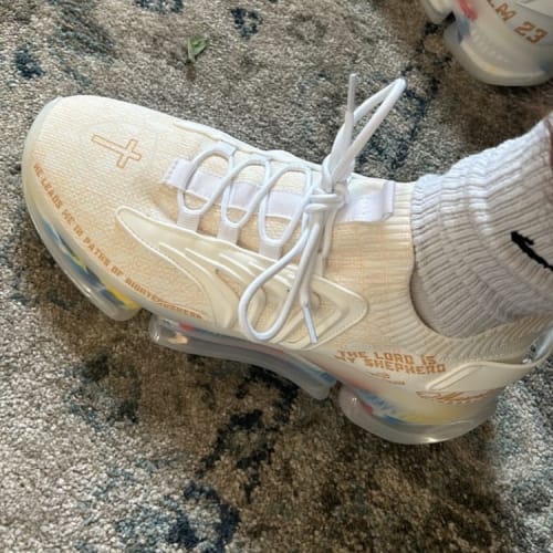 Customer photo review of Psalm 23s - Mens First Edition Christian Shoes