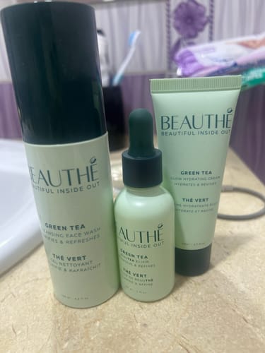 Customer photo review of Gamme Complète : Crème + Gel + Sérum
