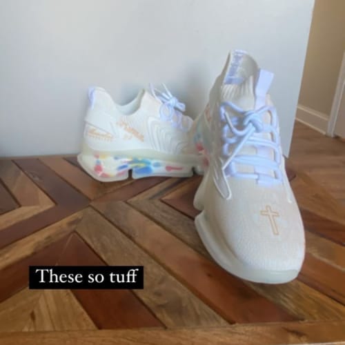 Customer photo review of Psalm 23s - Mens First Edition Christian Shoes
