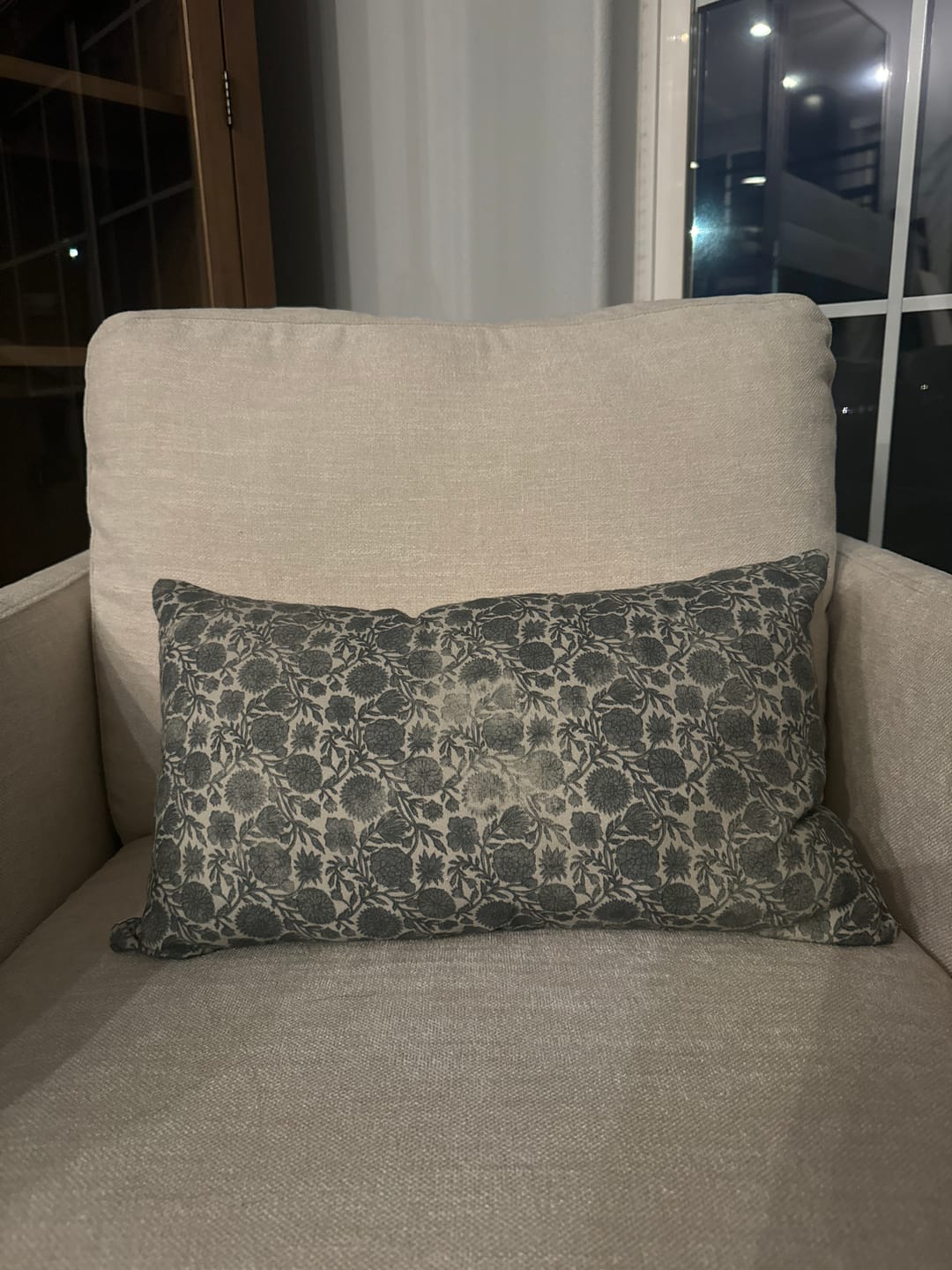 Customer photo review of Gracie in Blue - Lumbar - 12x20" | 12x40"