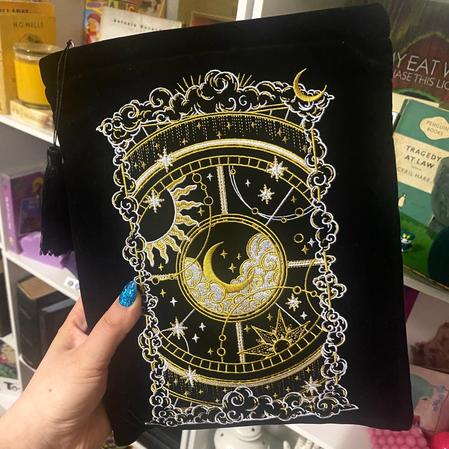 Customer photo review of Otherworldly Book & iPad Sleeve- Black