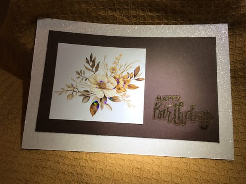 Customer photo review of Flowers Bouquet Clear Masking Tape - Extra Wide