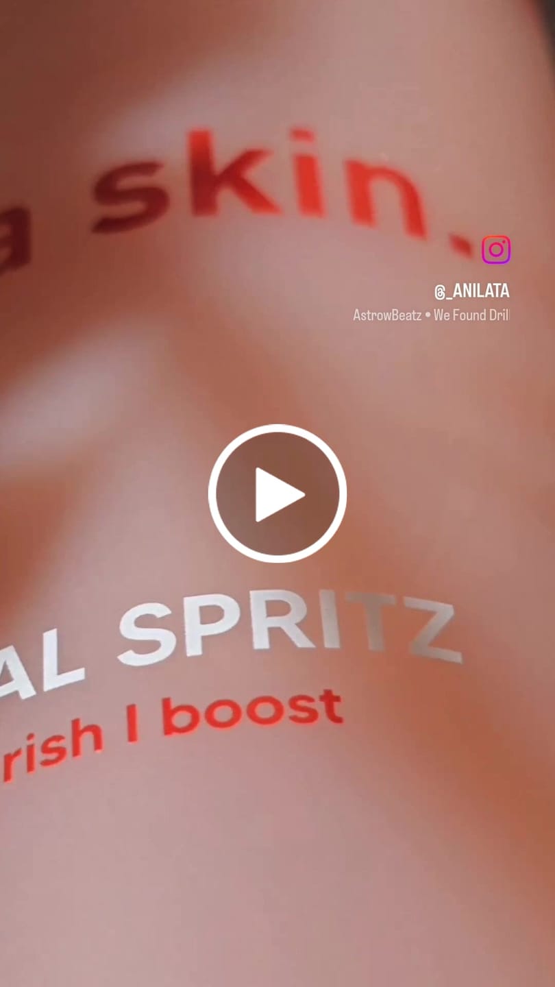 Customer video review of Facial Spritz