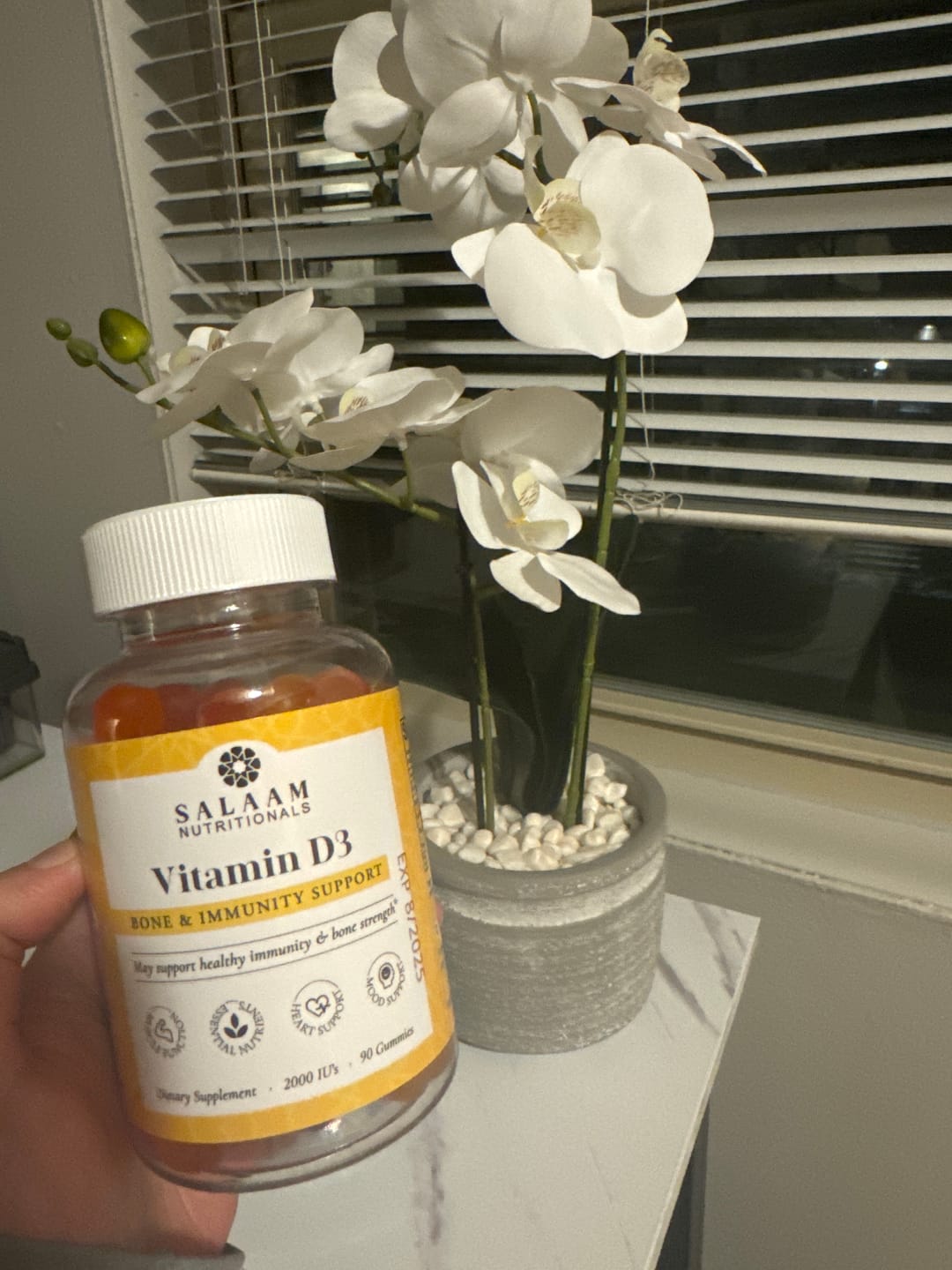 Customer photo review of Vitamin D3 Gummy Vitamins (90 count)
