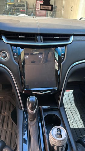 Customer photo review of Cadillac XTS 2013-2018 — 10.4" Tesla-Style Apple Carplay Screen