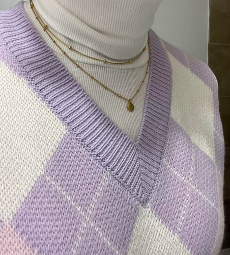 Customer photo review of Aura Necklace - Gold