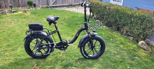 Customer photo review of CMACEWHEEL Y20 750W 20" Step-through Folding Electric Fat Bike