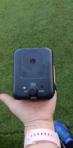 Customer photo review of Anti-bark device for dogs | WoofZen™