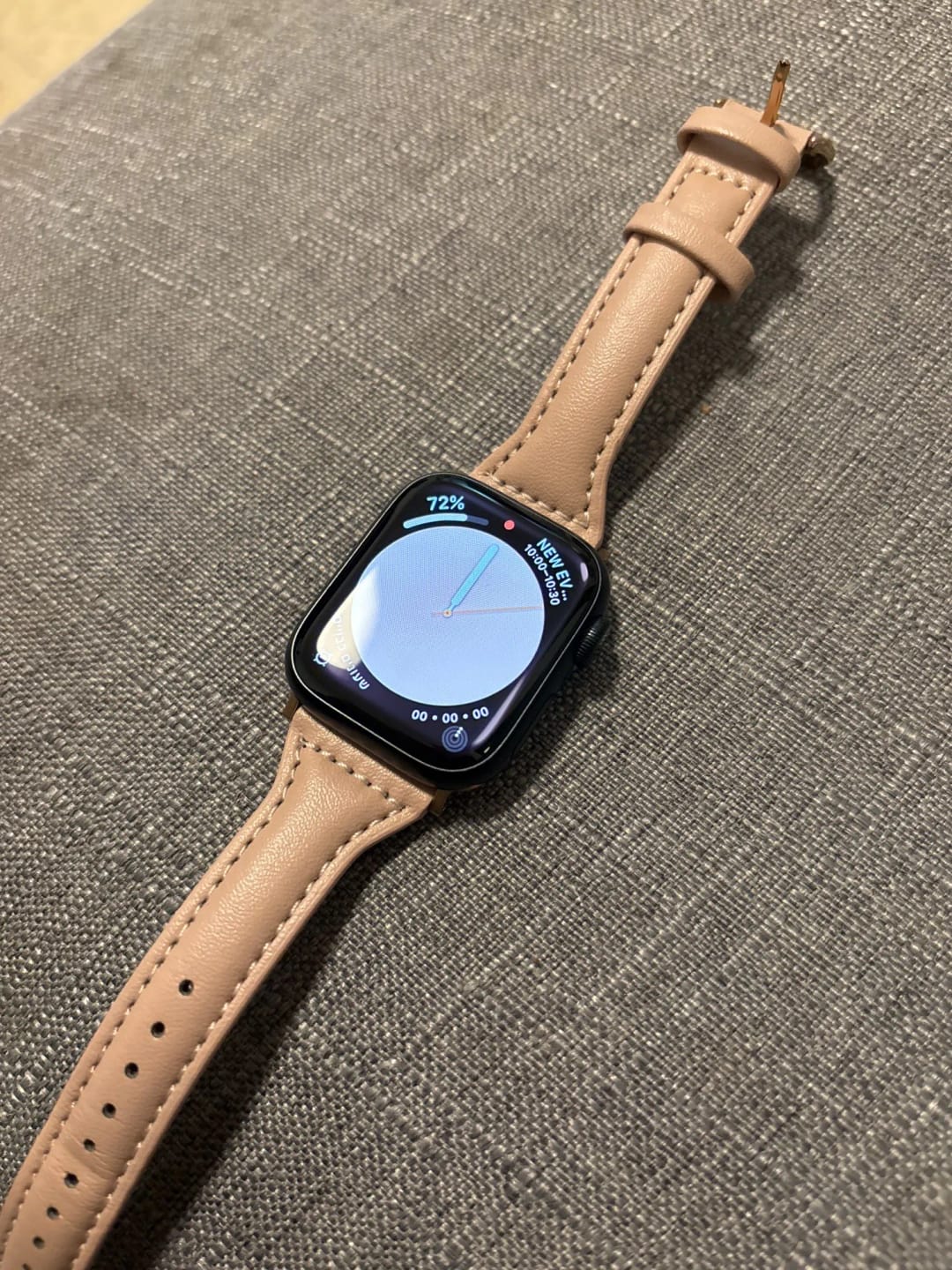 Customer photo review of Bracelet cuir Apple Watch