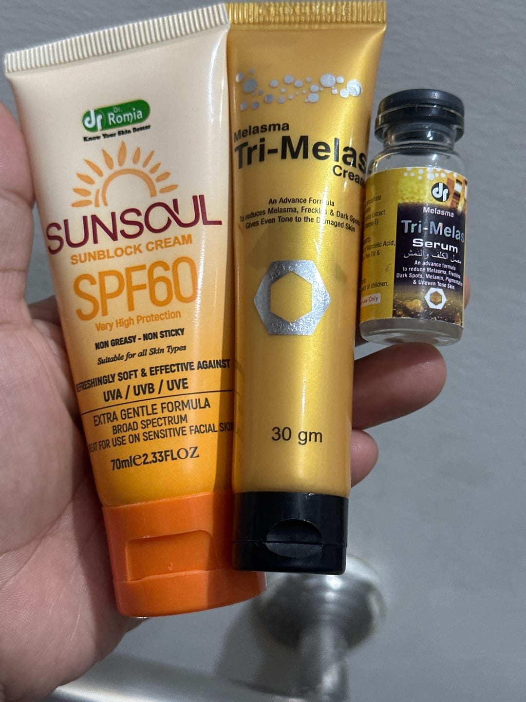 Customer photo review of SPECIAL PIGMENTATION BUNDLE (MELASMA, FRECKLES & DARK SPOTS)